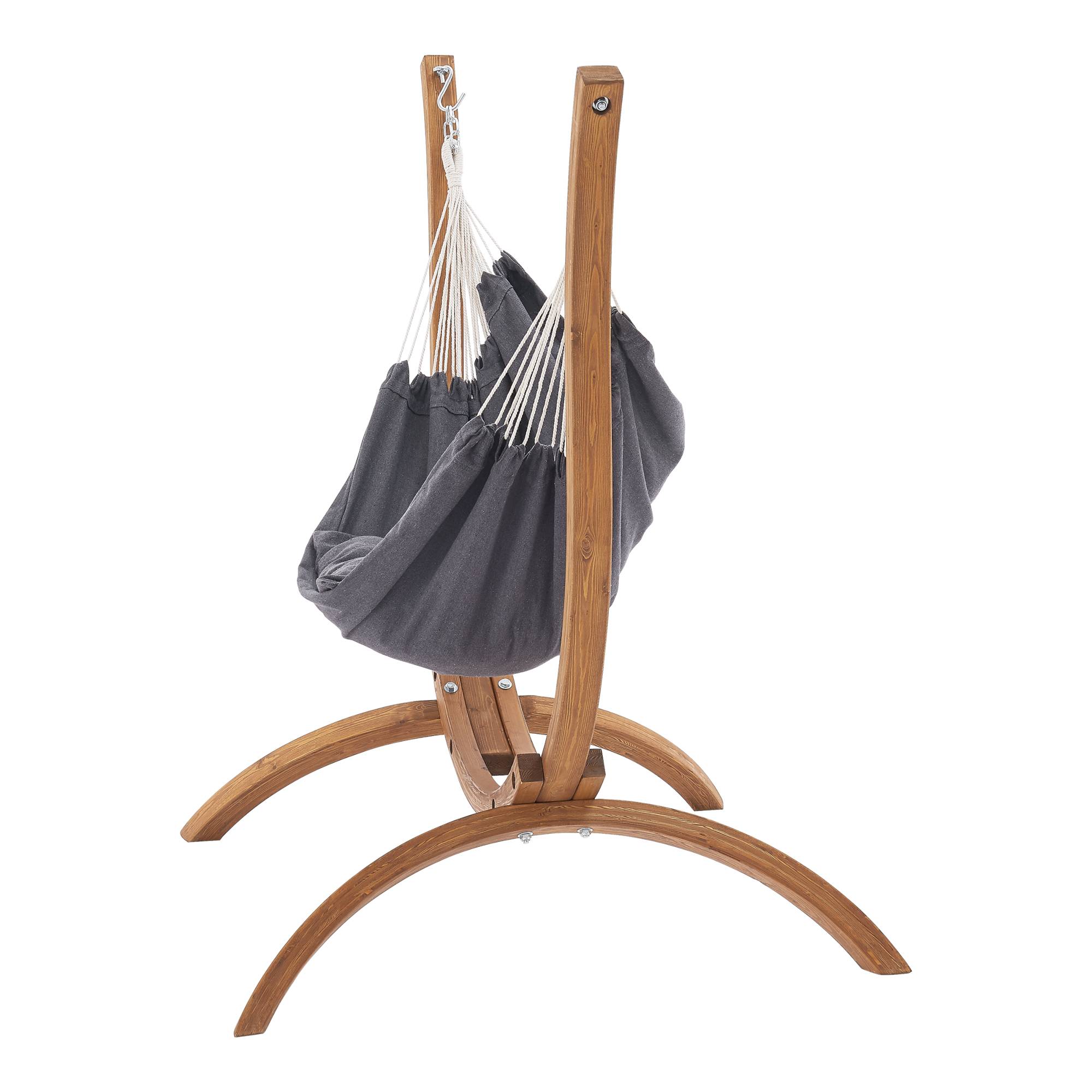 Hamac avec Cadre en Bois Grevena 155 x 106 x 143 cm [en.casa] - Imagen 5