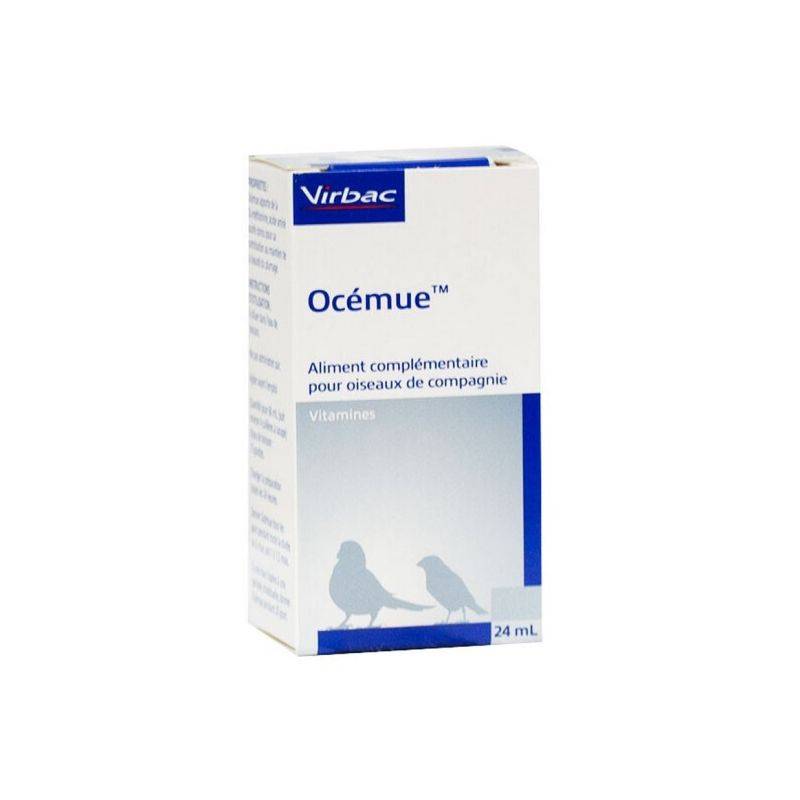Virbac Ocemue Complément Mue pour Oiseaux - 24 ml 24