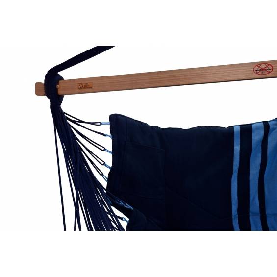 Jobek - Chaise Hamac KONFORT 225x130 cm en Polypropylène molletonnée Caraïbes certifié FSC 100% JOBEK - Imagen 2