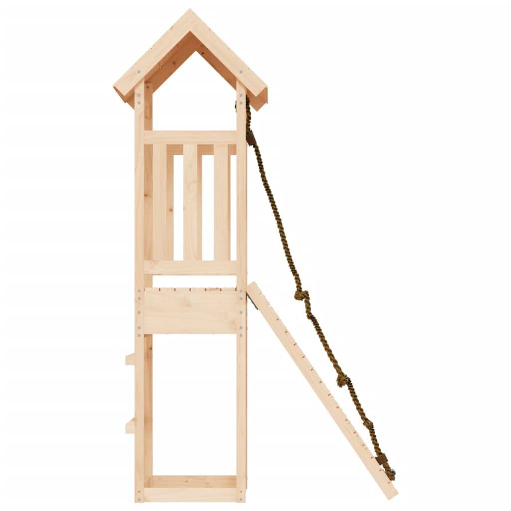 Helloshop26 - Maisonnette de jeu avec mur d'escalade 131 x 64 x 207 cm bois massif de pin - Imagen 4