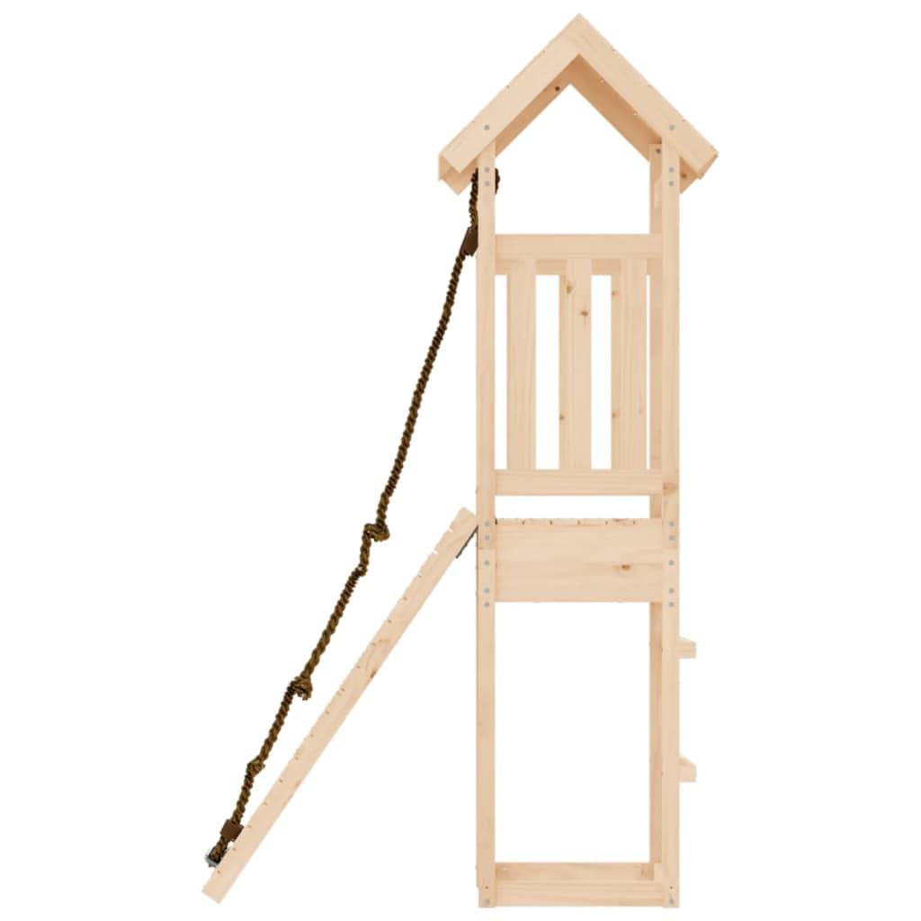 Helloshop26 - Maisonnette de jeu avec mur d'escalade 131 x 64 x 207 cm bois massif de pin - Imagen 5