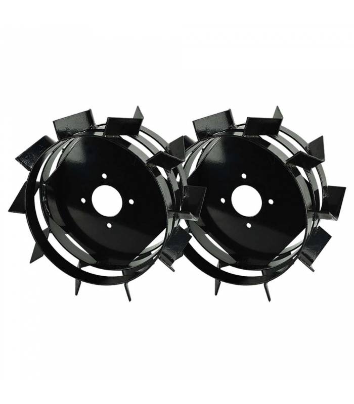 Roues métalliques à crampons pour motoculteur Könner  Söhnen - KS MW40 - Imagen 2
