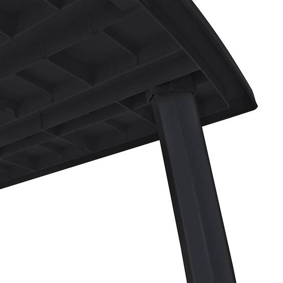 Table de jardin Plastique Anthracite 216 x 90 x 72 cm - PANGIVO - Image 4