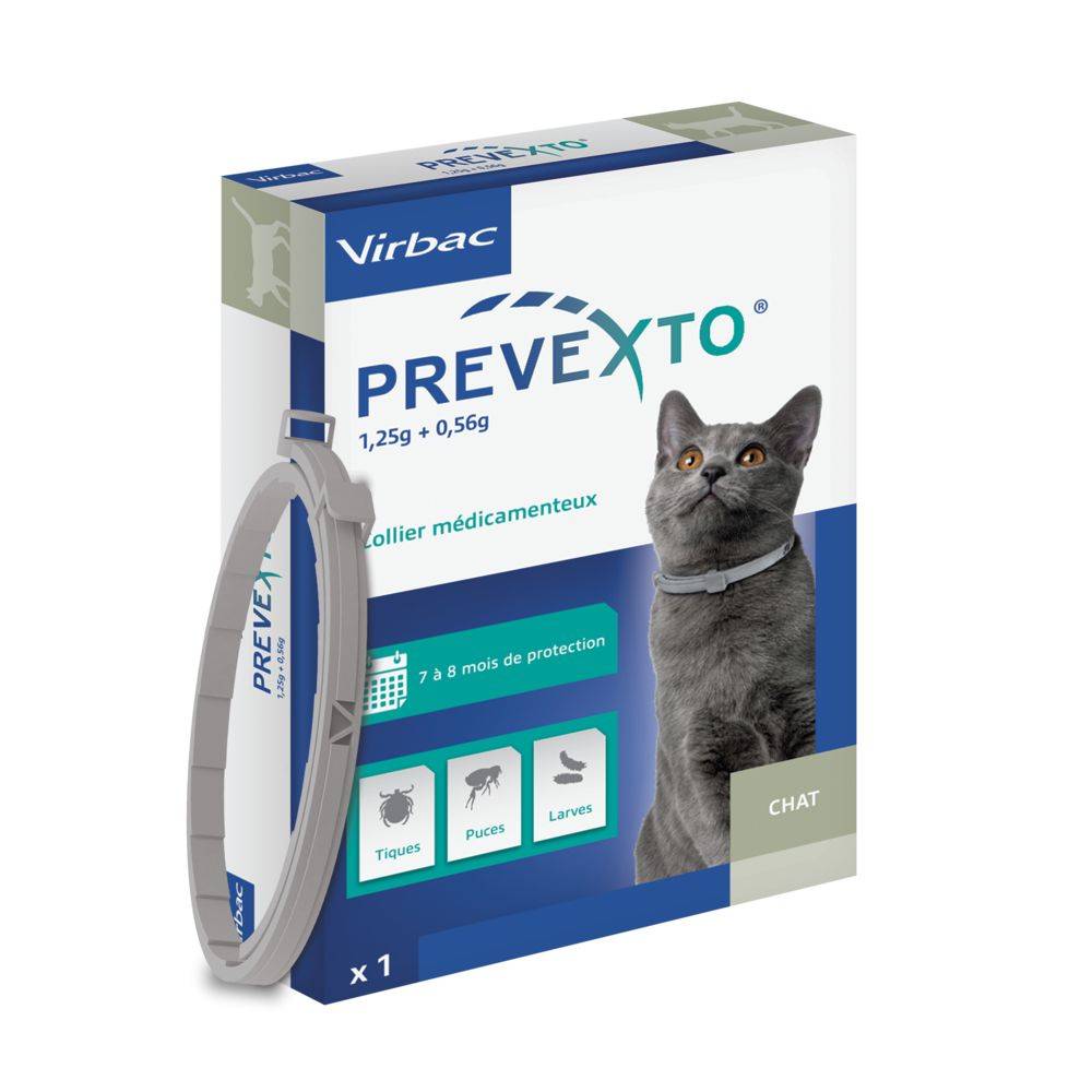 Prevexto  - Collier antiparasitaire Chat 1 Unité - Image 5
