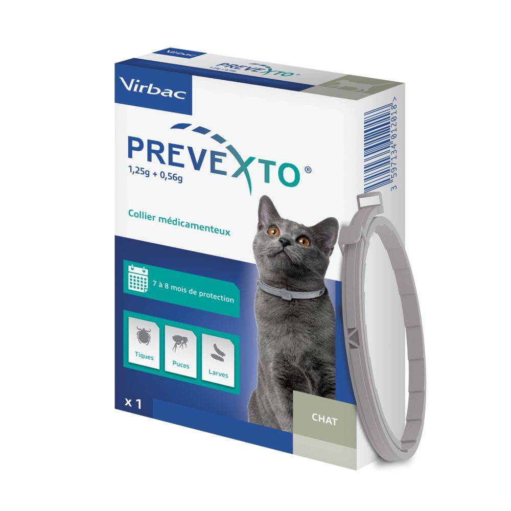 Prevexto - Collier antiparasitaire Chat 1 Unité - Image 6
