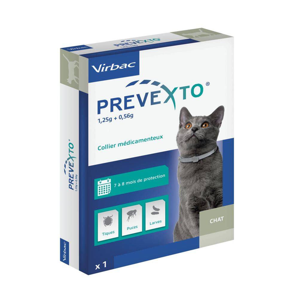 Prevexto  - Collier antiparasitaire Chat 1 Unité - Image 2