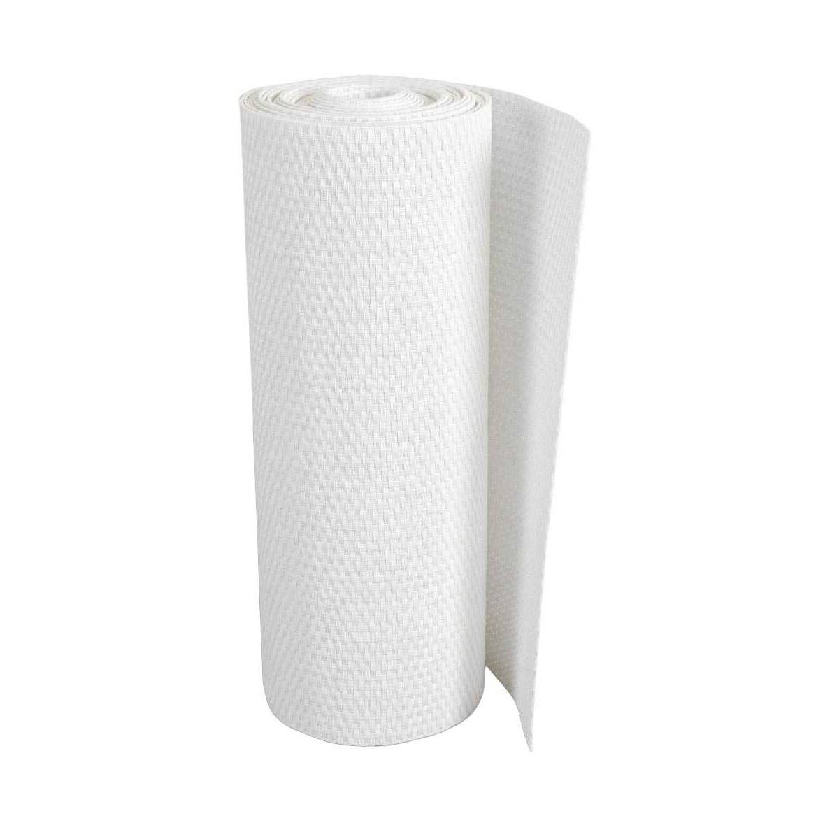 Rattan Art - Brise-vue en résine tressée pour balcon et clôture coloris blanc 1 x 3 m - Imagen 1