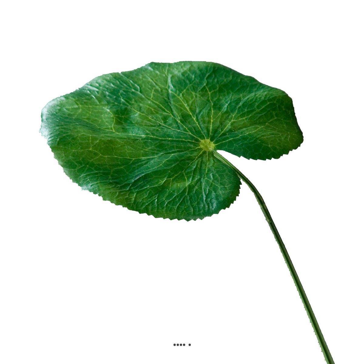 Artificielles - Feuille de galax artificielle D 18 cm vert