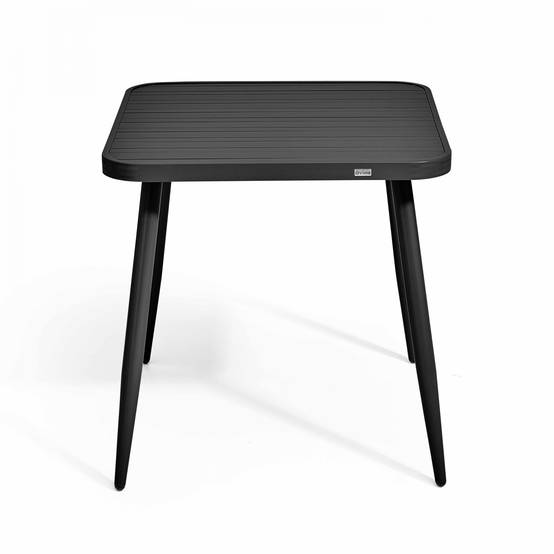 Oviala - Table de jardin carrée en aluminium noir Bristol - Oviala - Imagen 2