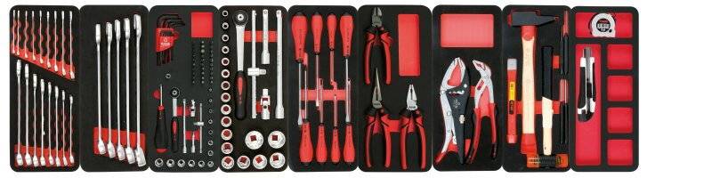 Servante d'atelier XLINER 6 tiroirs – 126 outils – MOB - Image 2