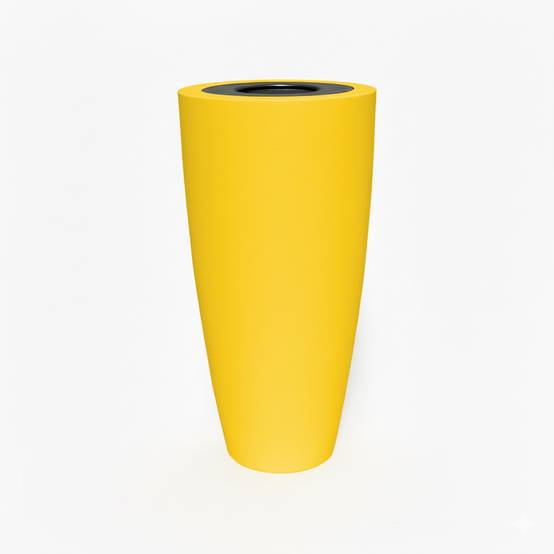 Pot de fleurs conique 200l delight - plast'up rotomoulage - Image 1