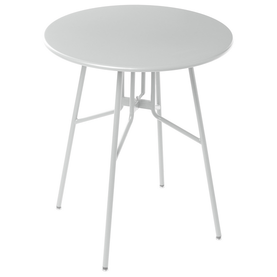 Table ronde, 4 Personnes Métal Gris TALTAL - Beliani - Image 1