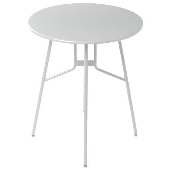 Table ronde, 4 Personnes Métal Gris TALTAL - Beliani - Image 3