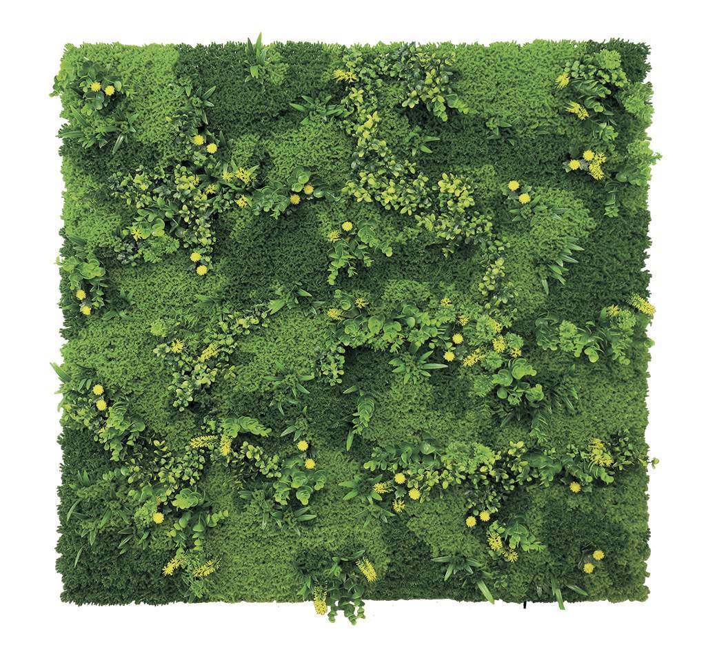 Nortène - Panneau décoratif Tundra feuillage synthétique - Vert - 1x1m Nortene - Imagen 1