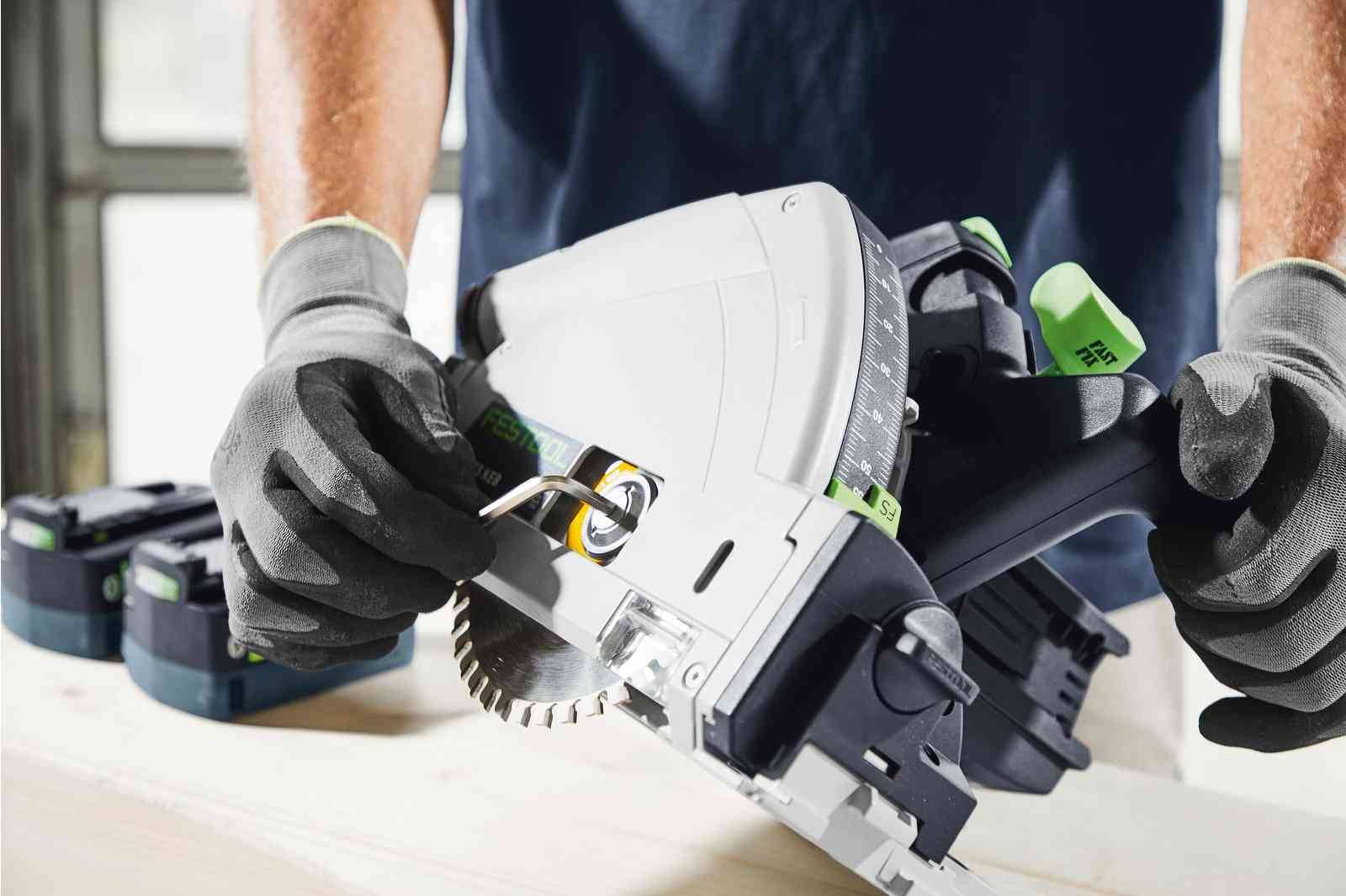 Festool - Scie plongeante sans fil TSC 55 5,0 KEBI-Plus/XL-FS - FESTOOL - avec 2 batteries 18V 5.0Ah - chargeur double - systainer - 577391 - Imagen 4