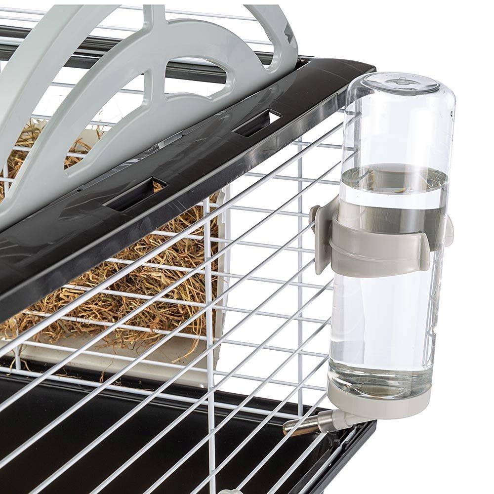 Ferplast - FERPLAST Cage pour Rongeurs CASITA 80 pour Cochons d'Inde, Cochons d'Inde, en Métal, Accessoires inclus : Mangeoire, Abreuvoir, Abreuvoir, Maison. - Imagen 7