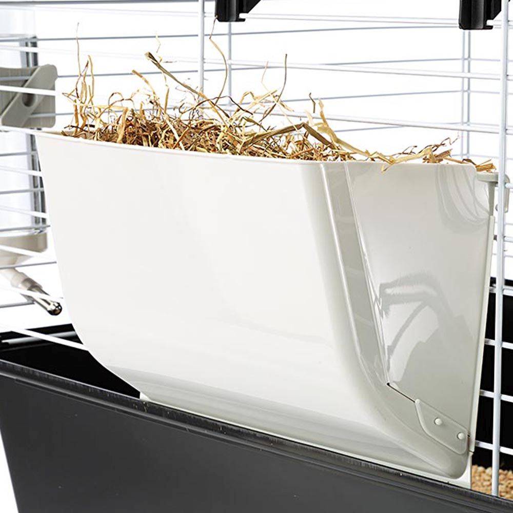 Ferplast - FERPLAST Cage pour Rongeurs CASITA 80 pour Cochons d'Inde, Cochons d'Inde, en Métal, Accessoires inclus : Mangeoire, Abreuvoir, Abreuvoir, Maison. - Imagen 9