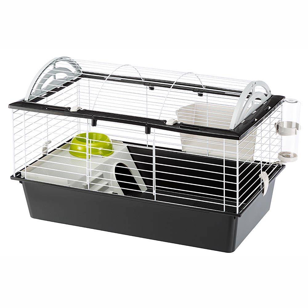Ferplast - FERPLAST Cage pour Rongeurs CASITA 80 pour Cochons d'Inde, Cochons d'Inde, en Métal, Accessoires inclus : Mangeoire, Abreuvoir, Abreuvoir, Maison. - Imagen 1
