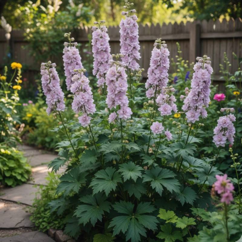 Pied-d'alouette Cha Cha®, Delphinium à fleurs Rose/ - feuillage Caduc - Godet - 5/20 cm - Imagen 1