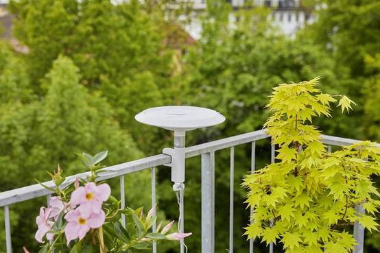 Gardena - Bain en plastique pour oiseaux ClickUp - compatible avec manche ou support balcon ClickUp! Gardena - Imagen 4