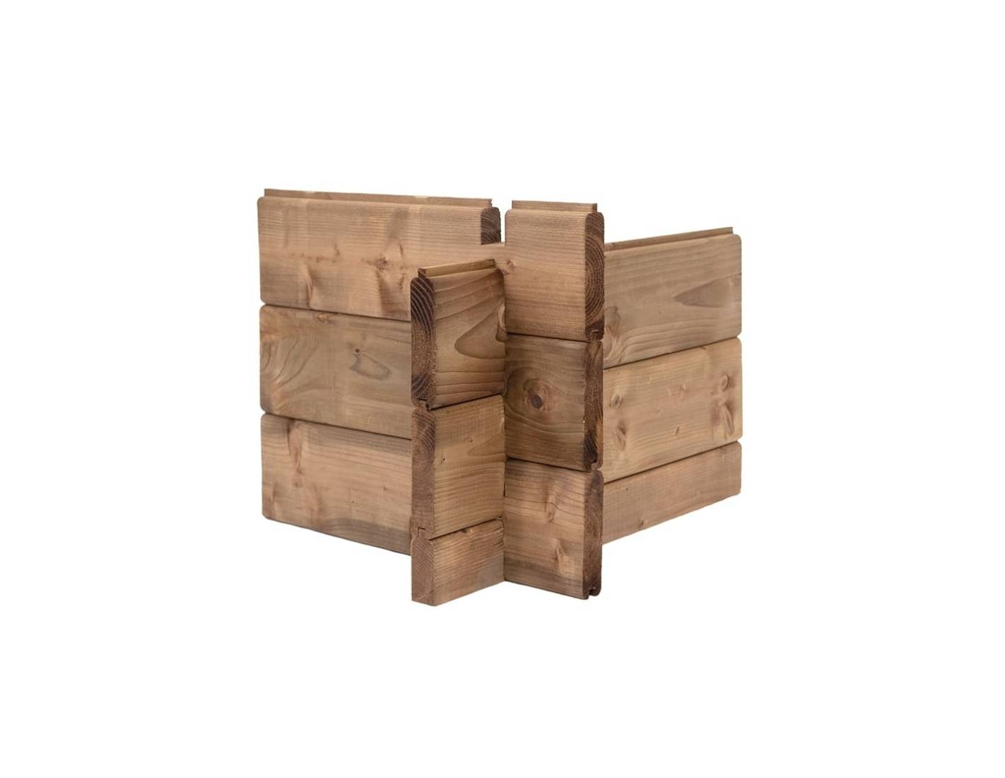 Altanka - Abri de jardin en bois - 1.5x3 m avec extension de 4x2.76 m - 15.56 m²- Traité - DOM673+DOS194 - ALTANKA - Image 7