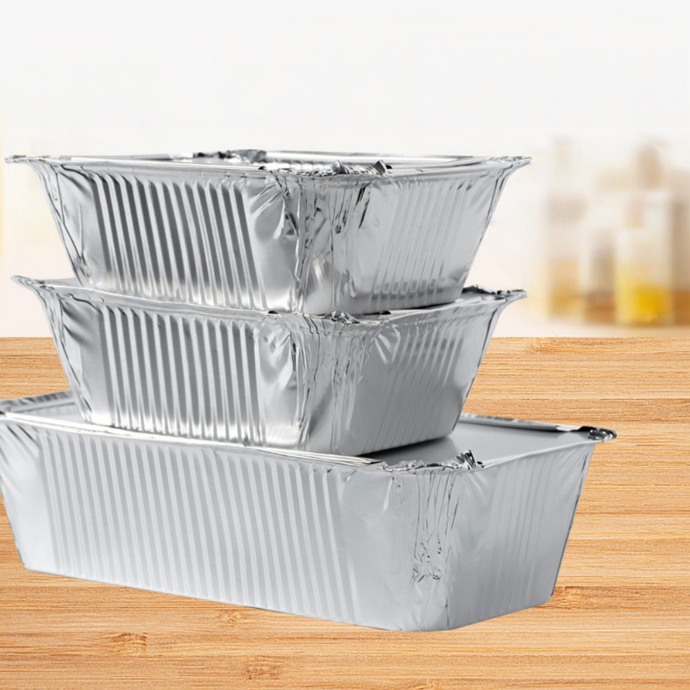 Lot de 30 Barquettes alu Jetables - 17,5x22 cm - 1000 ml - Pour barbecue et cuisson - DtopbuyAge - Image 4