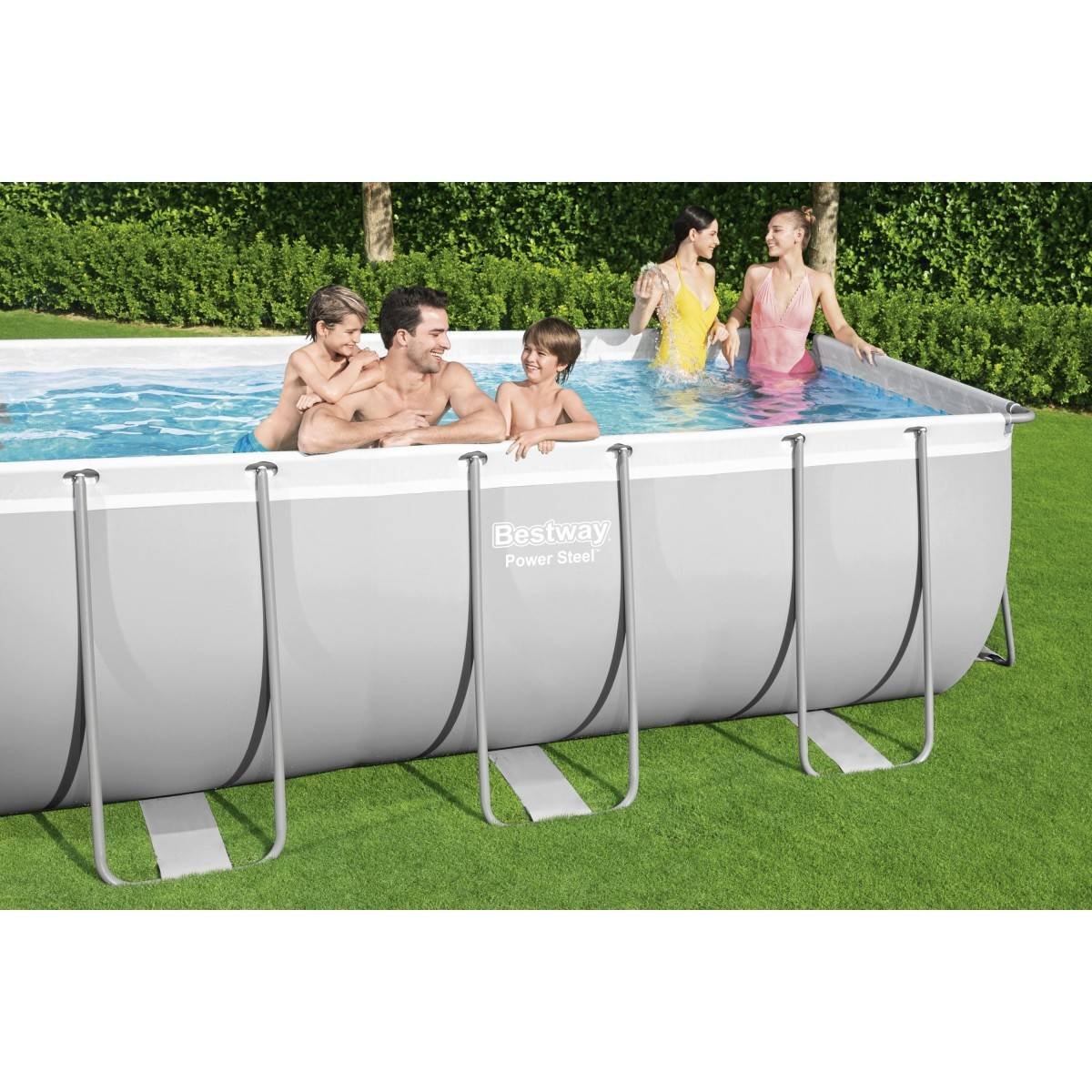 Bestway - Piscine Power Steel Bestway 4.12m Robuste, Kit Complet, Facile à Monter - Bestway - Image 4