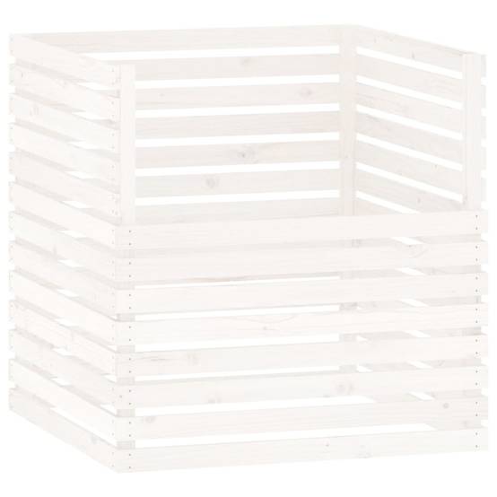 Composteur bois de pin blanc 100 x 100 x 102 cm - PANGIVO - Image 2