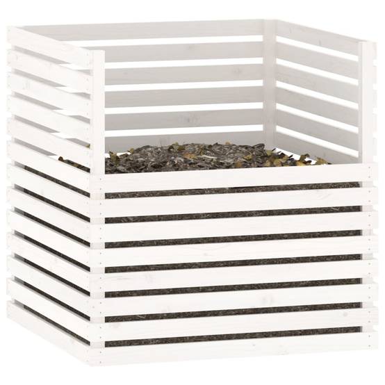 Composteur bois de pin blanc 100 x 100 x 102 cm - PANGIVO - Image 4