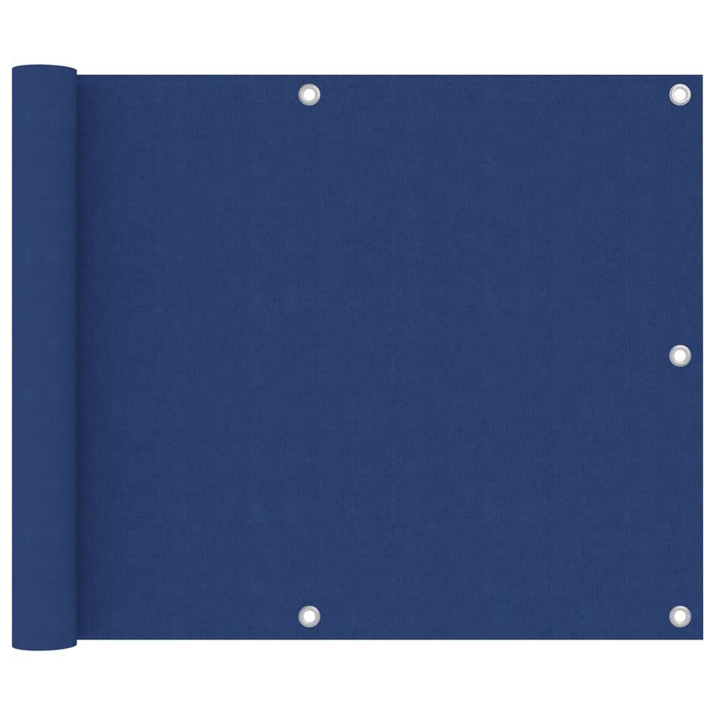Helloshop26 - Écran de balcon brise pare vue protection confidentialité bleu 75 x 300 cm tissu oxford - Imagen 1