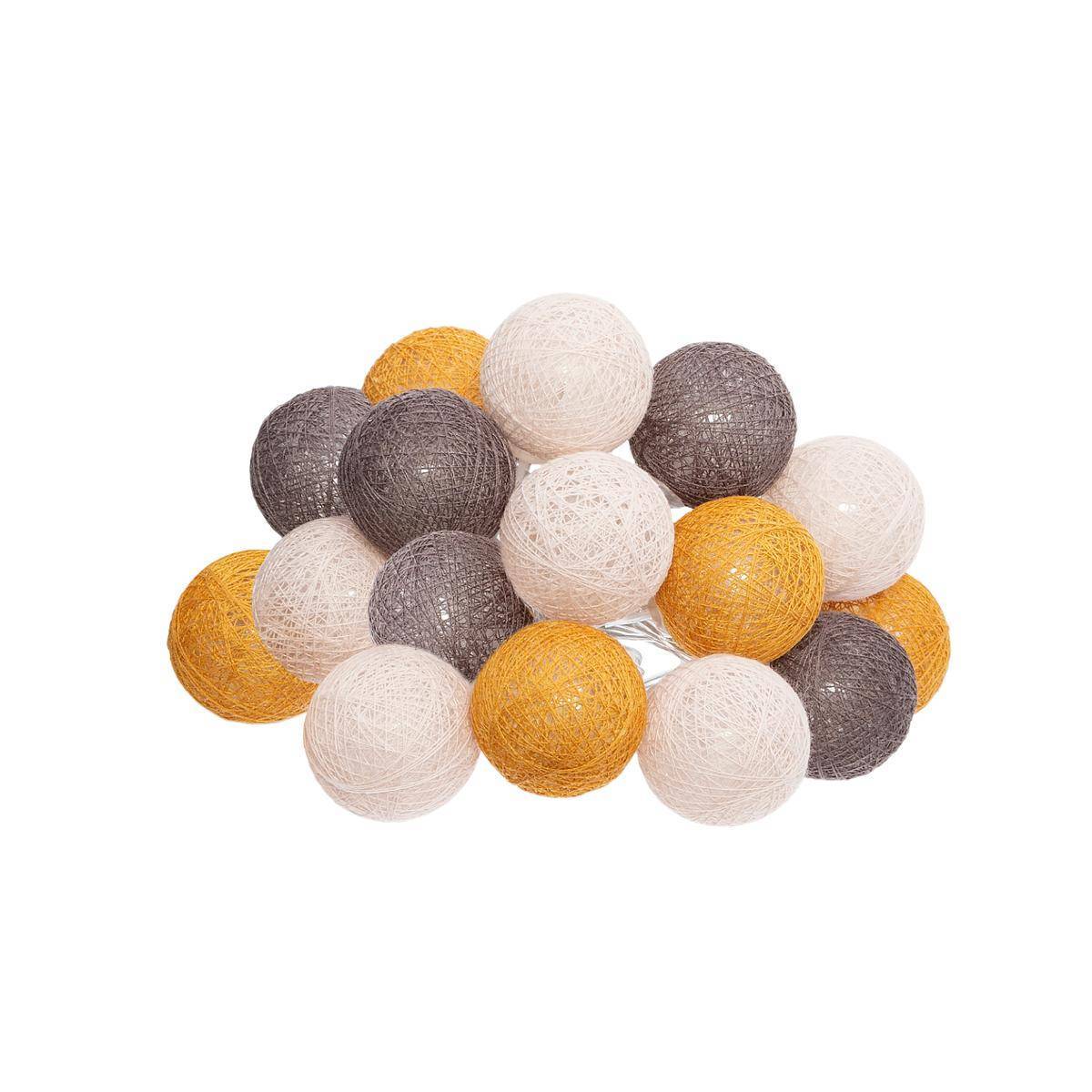 Atmosphera - Guirlande LED à piles 16 boules - Atmosphera Créateur d'intérieur - Image 2