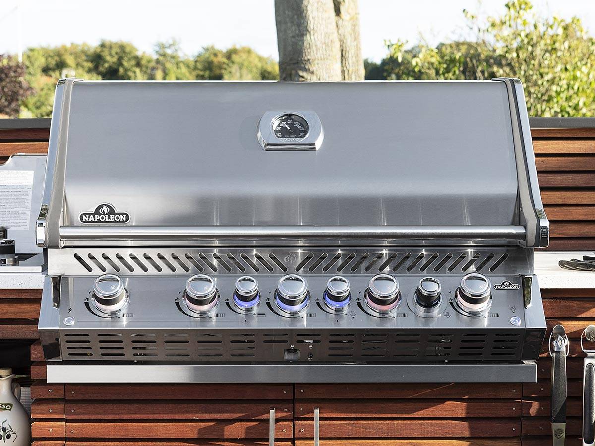 Napoleon - Barbecue à gaz encastrable Prestige Pro 665 avec rôtissoire - Napoleon - Imagen 2