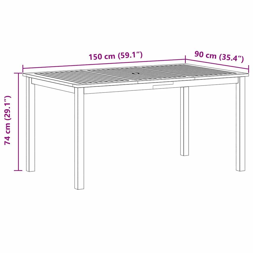 Ensemble Table et Chaises de Jardin 6 Places en Poly Rotin Empilable pour Extérieur Gris – ComfortXL Outdoor Living - Image 10