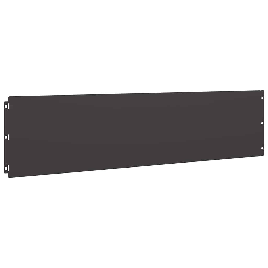 Bordure pelouse acier laminé jardin allée délimitation flexible 10pcs 25x103cm noir - ComfortXL Outdoor Living - Image 4