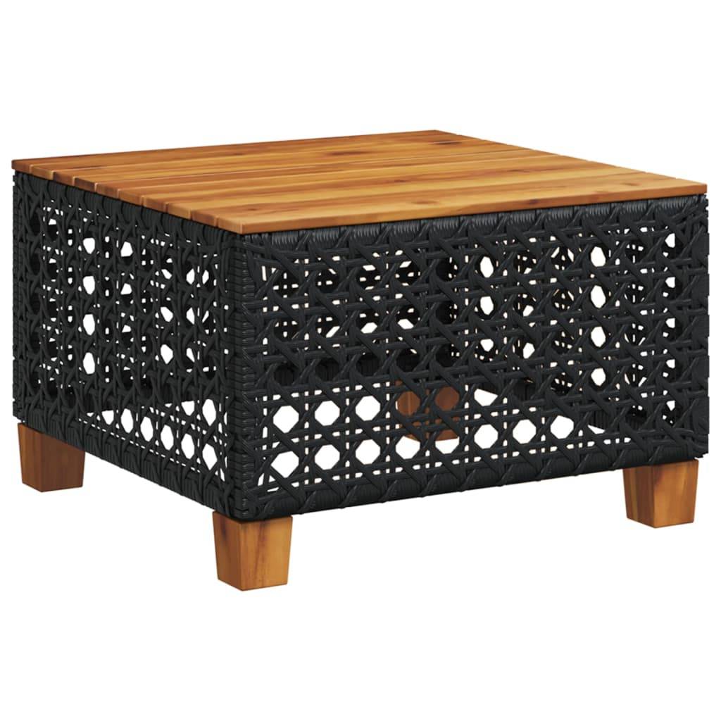 Vidaxl - Salon de jardin 8 pcs avec coussins noir résine tressée vidaXL 3261752 - Imagen 6