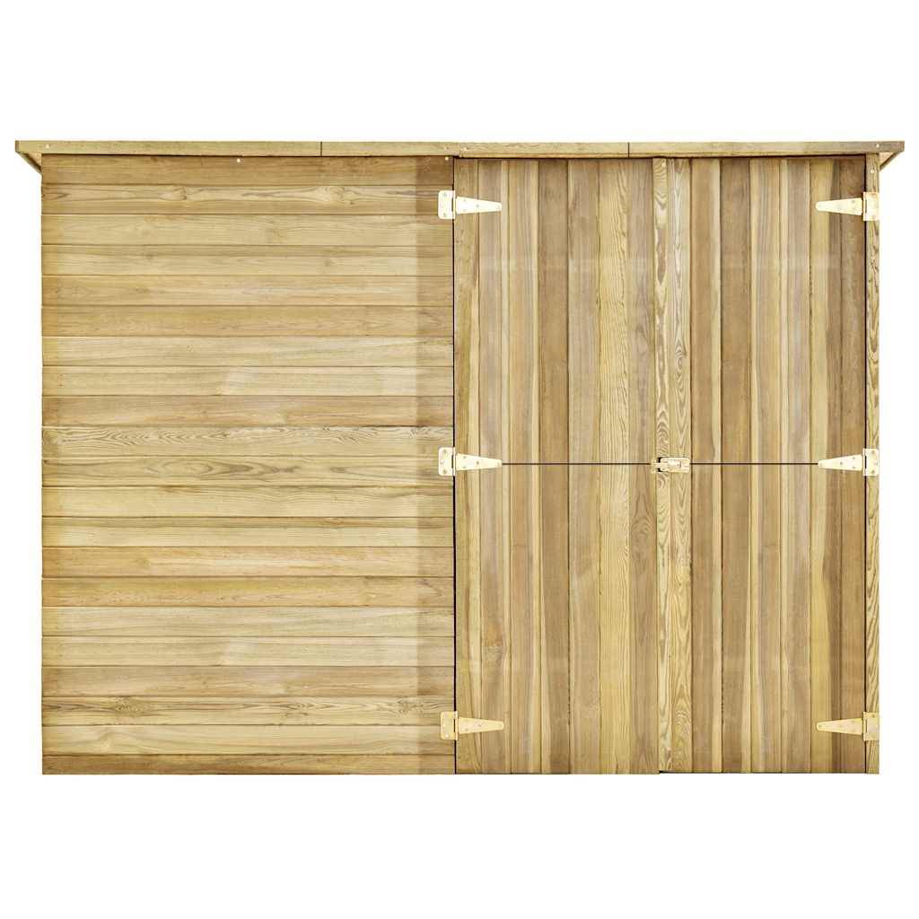 Vidaxl - Abri à vélo de jardin 232x110x170 cm Bois de pin imprégné vidaXL 3059875 - Image 7