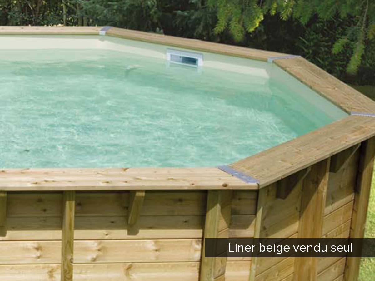 Ubbink - Liner seul Beige pour piscine bois Sunwater 4,90 x 3,00 x 1,20 m - Ubbink - Imagen 1