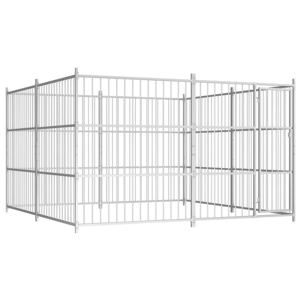 Helloshop26 - Chenil extérieur cage enclos parc animaux chien d'extérieur pour chiens 300 x 300 x 185 cm - Imagen 1