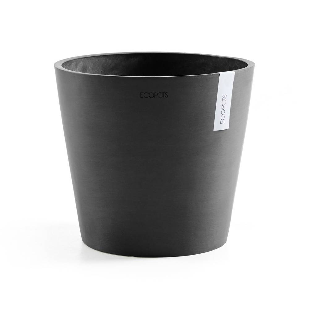 Ecopots - Pot Rond Amsterdam 30 Gris Foncé - Ø 30 x H. 26,3 cm - 12,8 L ECOPOTS - Imagen 1