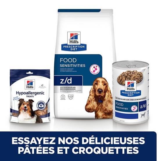 CROQUETTES CHIEN ADULT PRESCRIPTION DIETS Z/D FOOD SENSITIVITIES - HILL'S 8 kg - Image 3