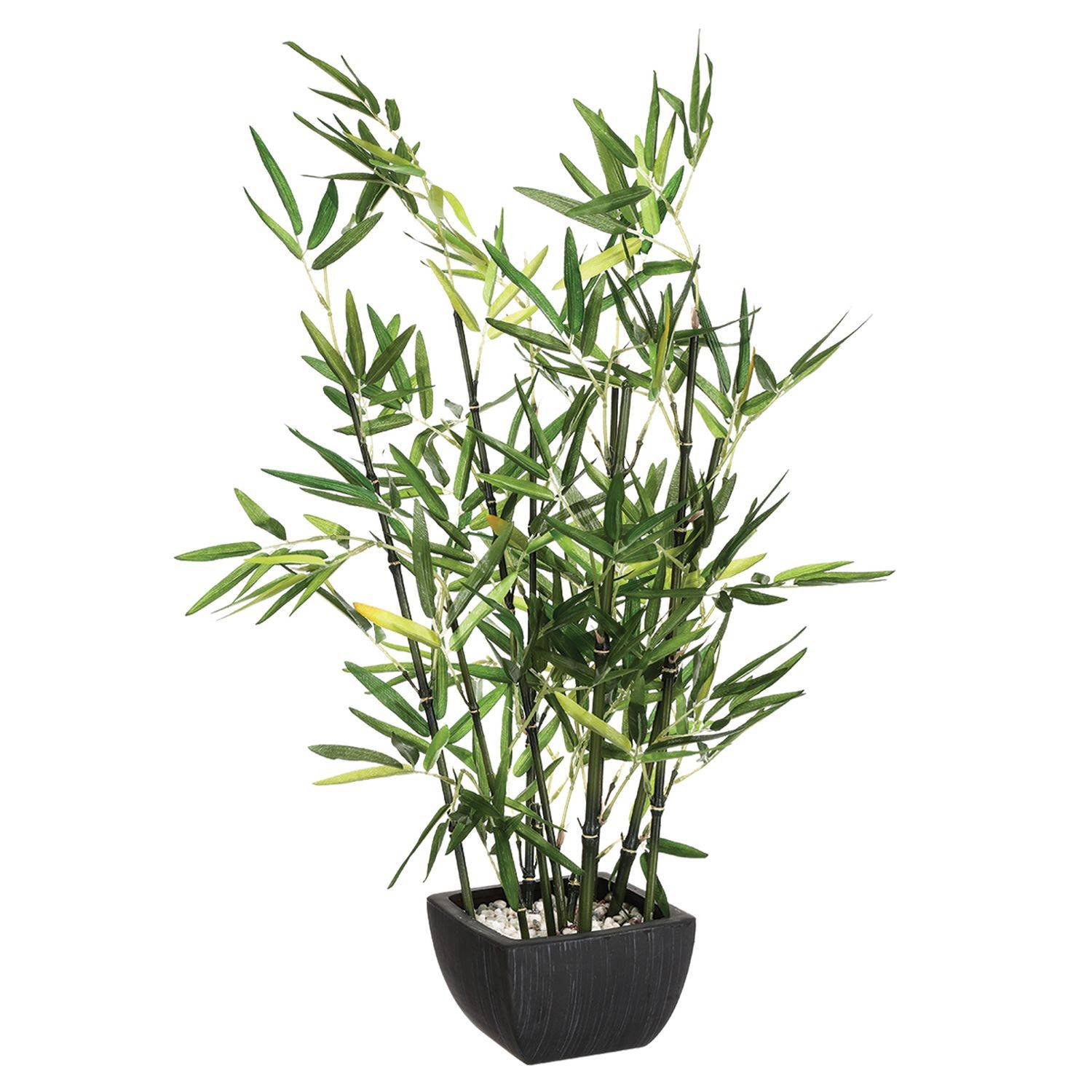 Bambou artificiel en pot - H. 70 cm. - Atmosphera - Image 1
