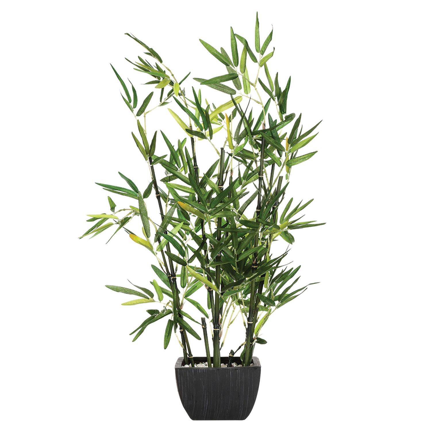 Bambou artificiel en pot - H. 70 cm. - Atmosphera - Image 2