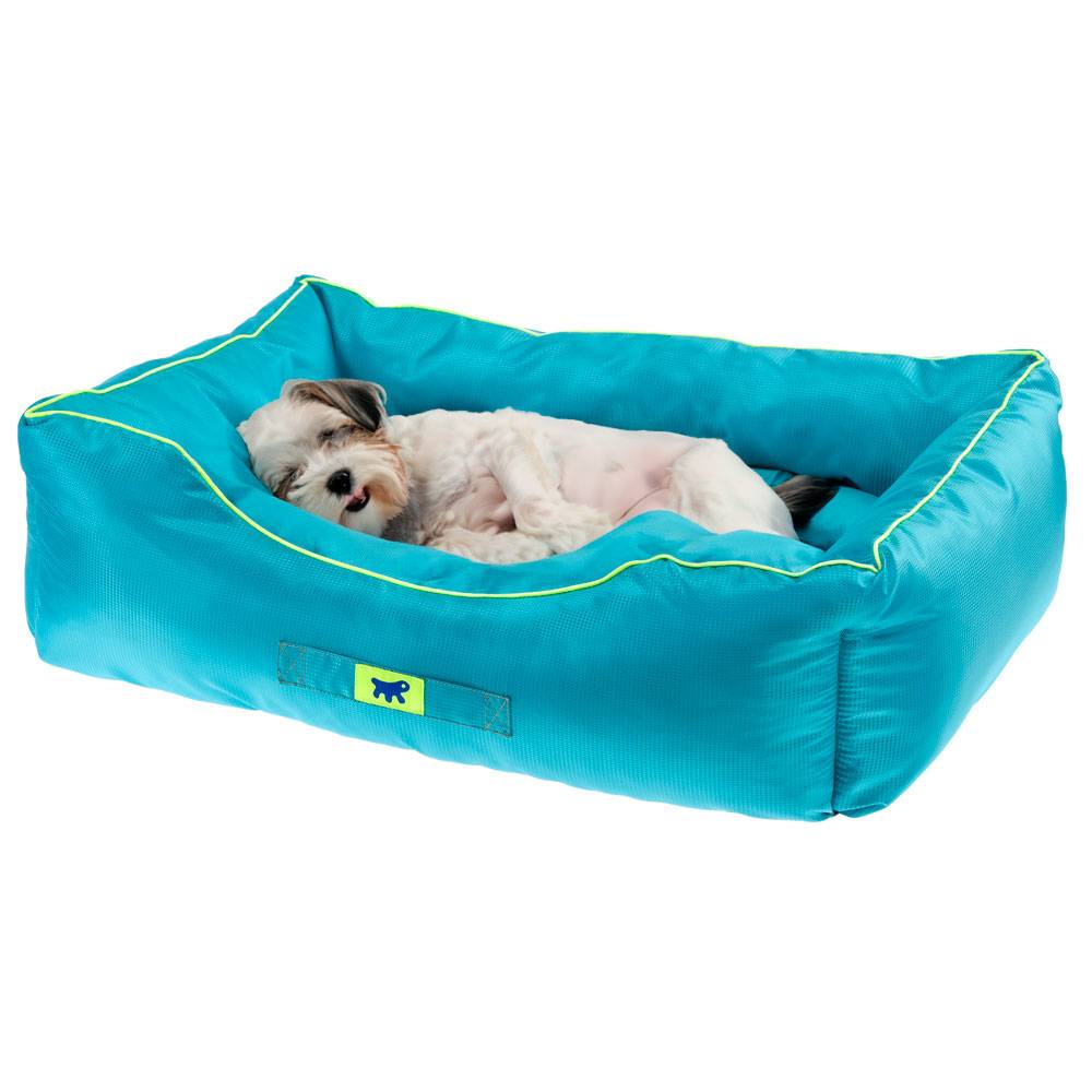 Ferplast - Ferplast Panier Chien Coussin Chien Petite taille Tissu anti-rayures Lavable en machine à 30°CMatelas pour chien imperméable 55 x 45 x 20 cm.Bleu - Imagen 4