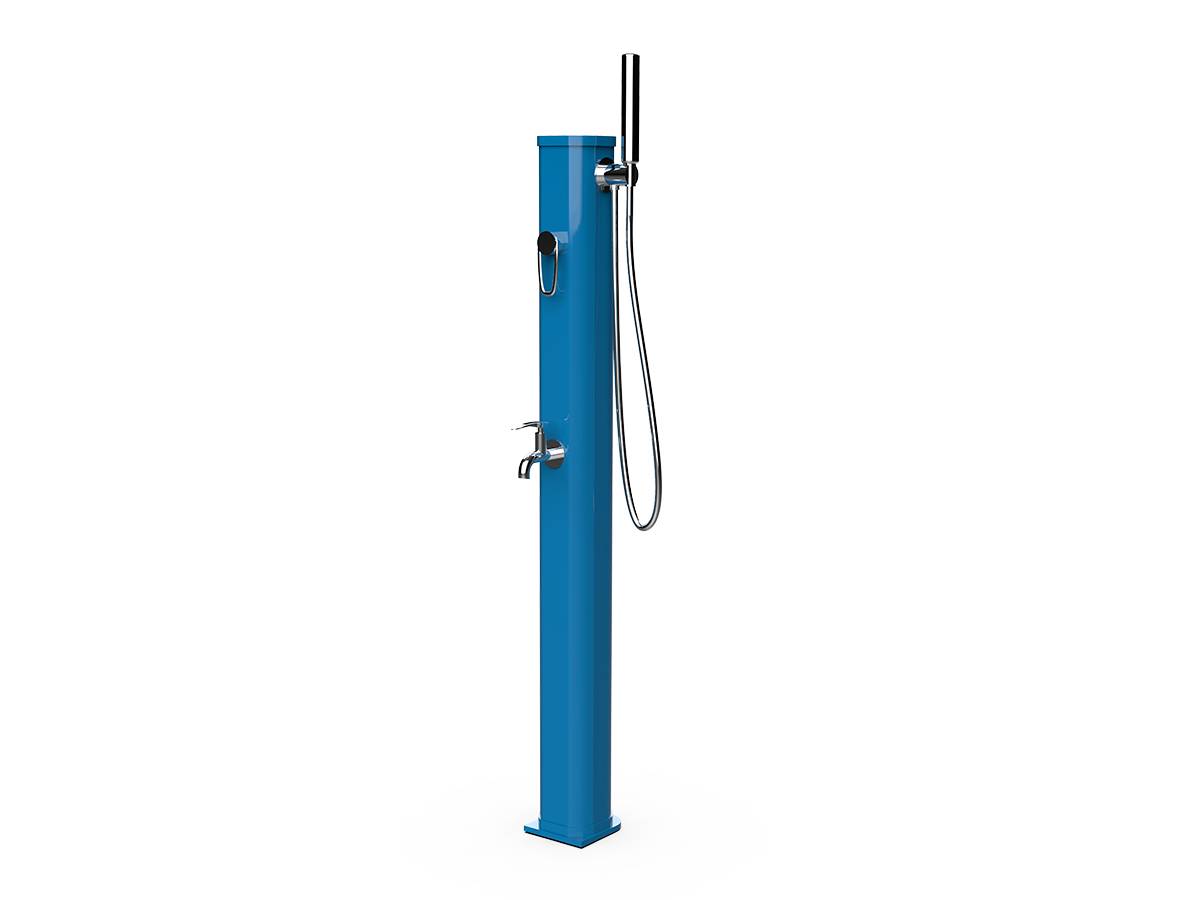Formidra - FORMIDRA - Douche solaire 20 L Jolly Go Bleu - Formidra - Aluminium - Mitigeur - Douchette amovible - Imagen 9