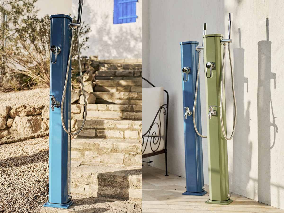 Formidra - FORMIDRA - Douche solaire 20 L Jolly Go Bleu - Formidra - Aluminium - Mitigeur - Douchette amovible - Imagen 6