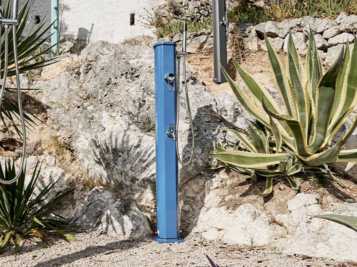 Formidra - FORMIDRA - Douche solaire 20 L Jolly Go Bleu - Formidra - Aluminium - Mitigeur - Douchette amovible - Imagen 3