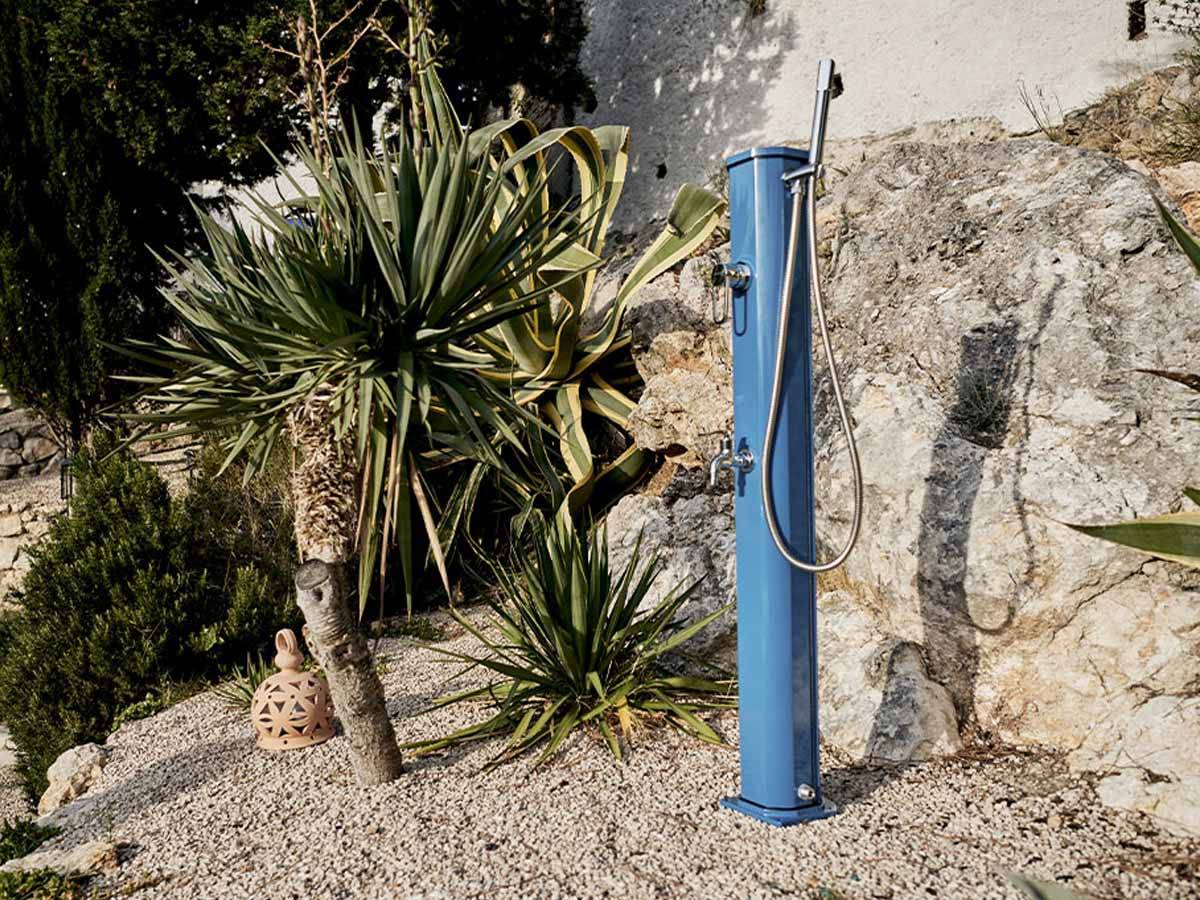 Formidra - FORMIDRA - Douche solaire 20 L Jolly Go Bleu - Formidra - Aluminium - Mitigeur - Douchette amovible - Imagen 4