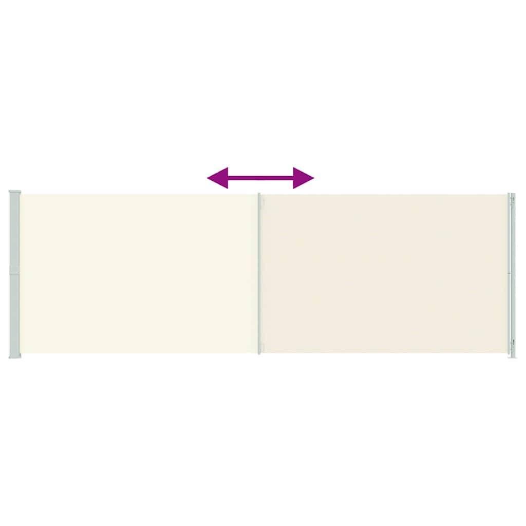 Vidaxl - Auvent latéral rétractable de patio 200x614 cm Crème vidaXL 317971 - Imagen 4