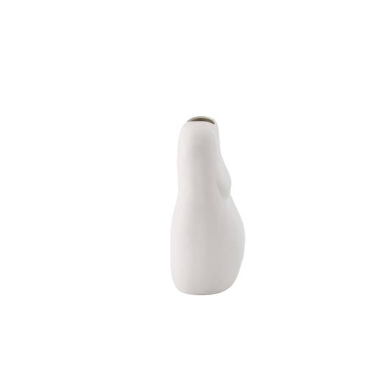 Vase Buste en Céramique "Romie" 28cm Blanc Cassé - Image 2