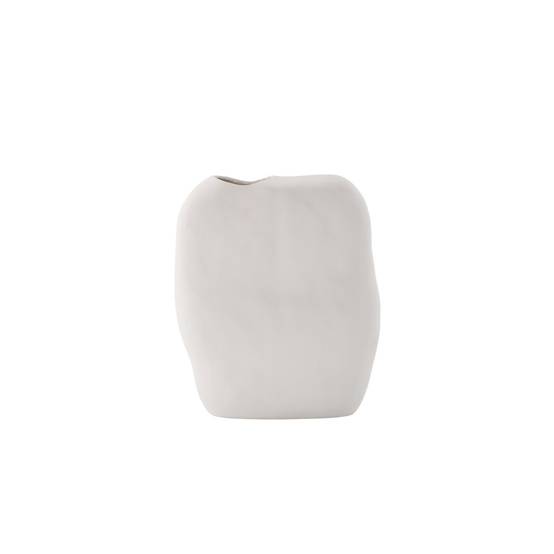 Vase Buste en Céramique "Romie" 28cm Blanc Cassé - Image 5